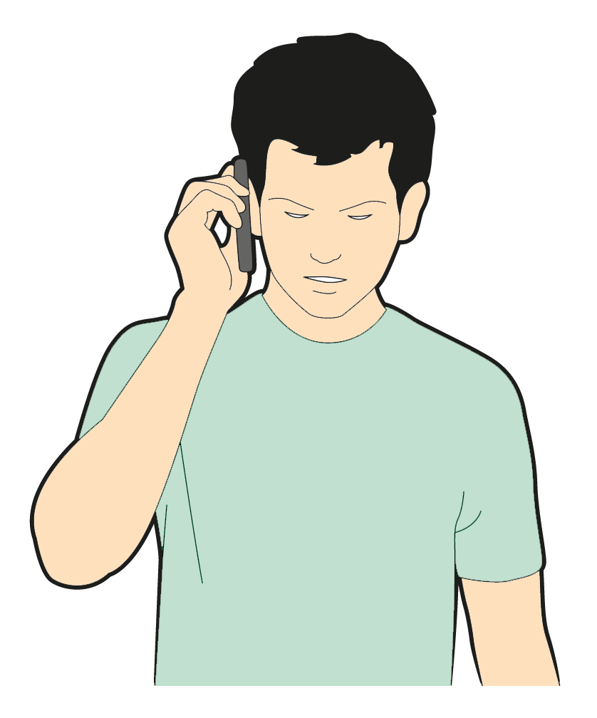 Calling for help 