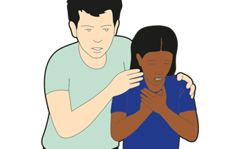 girl choking