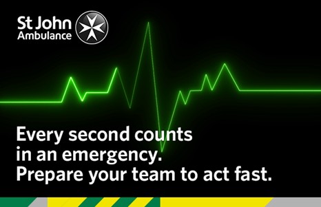 "Every second counts in an emergency. Prepare your team to act fast."