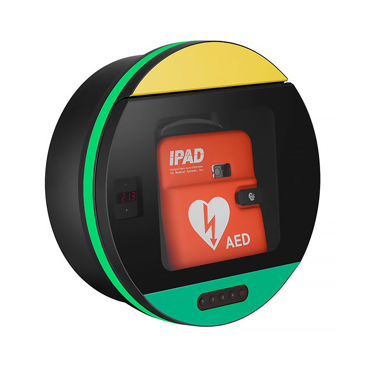The front of the DefibSafe 3.