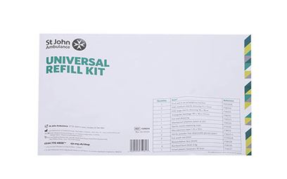 St John Ambulance Universal First Aid Kit Refill