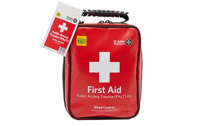 St John Ambulance Public Access Trauma PAcT First Aid Kit with Tourniquet