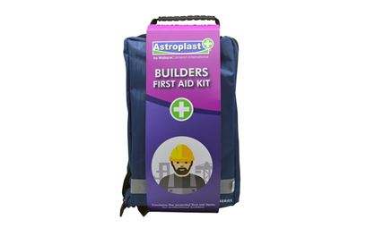 The front of the Astroplast Builders First Aid Kit.