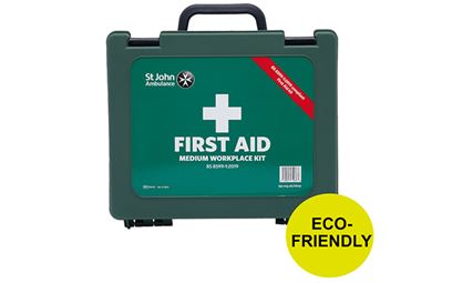 St John Ambulance Medium Workplace First Aid Kit  BS-8599-1:2019