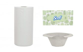 Disposable vomit bags, paper rolls and dispensers