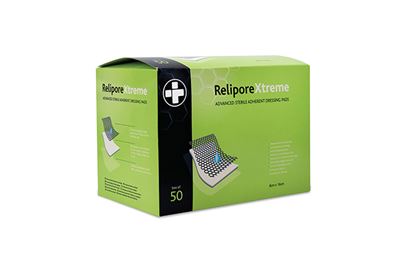 Pack of 50 8cm x 16cm Relipore Xtreme Dressing Pads Pack of 50 8cm x 16cm Relipore Xtreme Dressing Pads