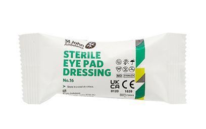 St John Ambulance No.16 Eye Pad Dressing