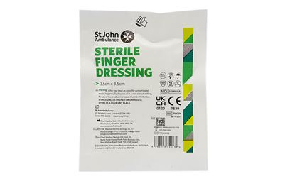 St John Ambulance Finger Dressing 3.5 x 3.5cm