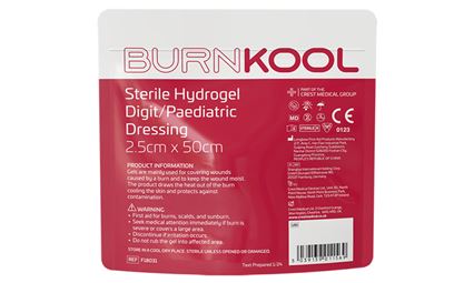 BurnKool Hydrogel Digit/Paediatric Dressing 2.5 x 50cm