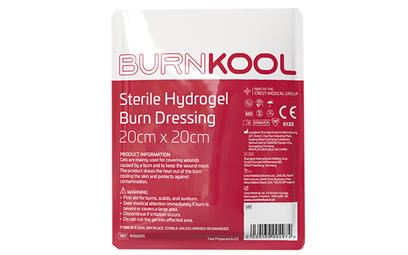 BurnKool Hydrogel Burn Dressing 20 x 20cm