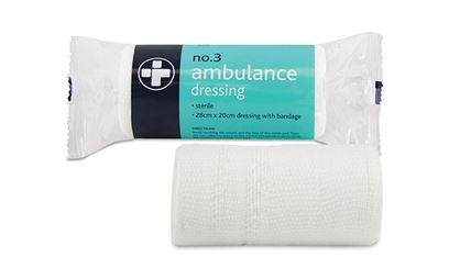 Reliance Medical No.3 Ambulance Dressing 28 x 20cm