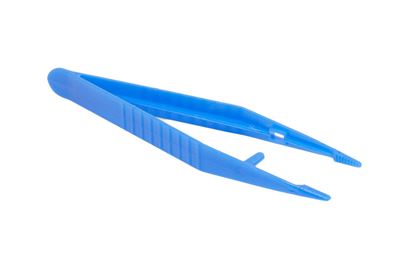Plastic Tweezers 10.5cm - Blue
