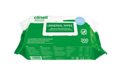 Pack of 200 Clinell® Universal Sanitising Wipes