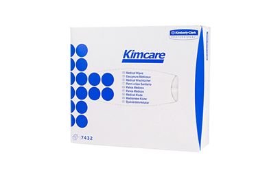 Pack of 80 Kimcare* Medical Dry Wipes and Facial Tissues Pack of 80 Kimcare* Medical Dry Wipes and Facial Tissues
