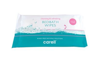 Pack of 8 Carell® Bedbath Wipes