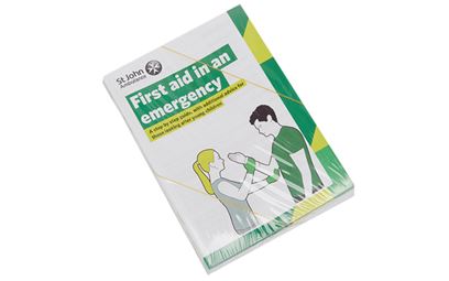 St John Ambulance First Aid in an Emergency Booklets – Pack of 10