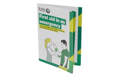 St John Ambulance First Aid in an Emergency Booklet