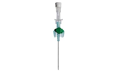 Pack of 50 Green 18g x 4.5cm Ported Winged Safety Cannula