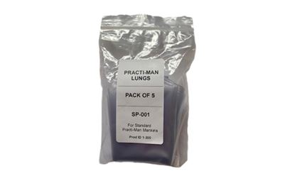 Pack of 5 Standard PractiMan Lungs