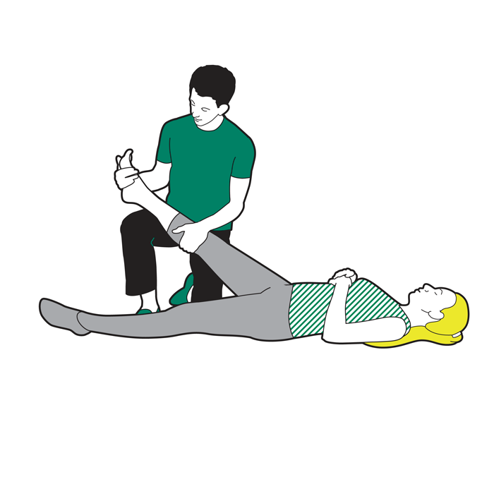 Resting a strain or sprain