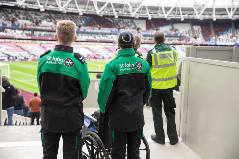 St John Ambulance at the football