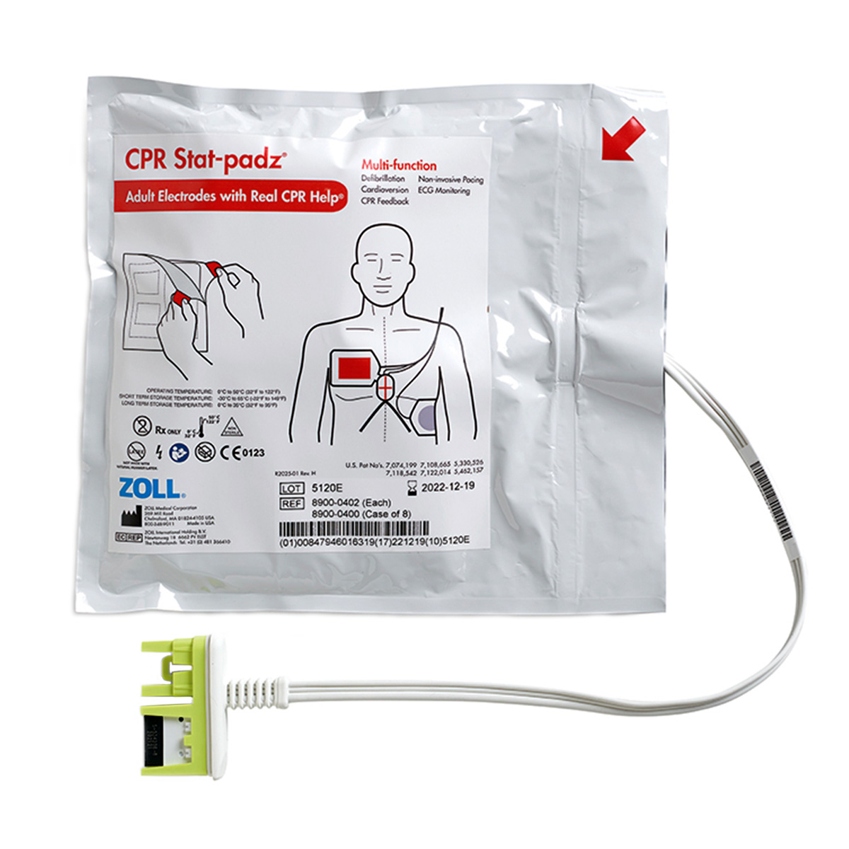 ZOLL CPR Stat Padz – Adult Electrode Pads