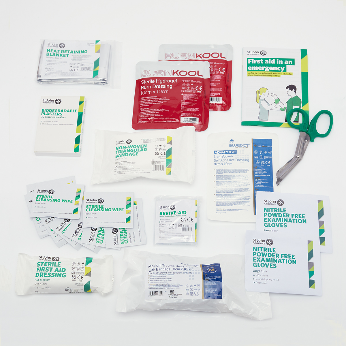 St John Ambulance Medium Motor Vehicle First Aid Kit BS 8599-2:2014