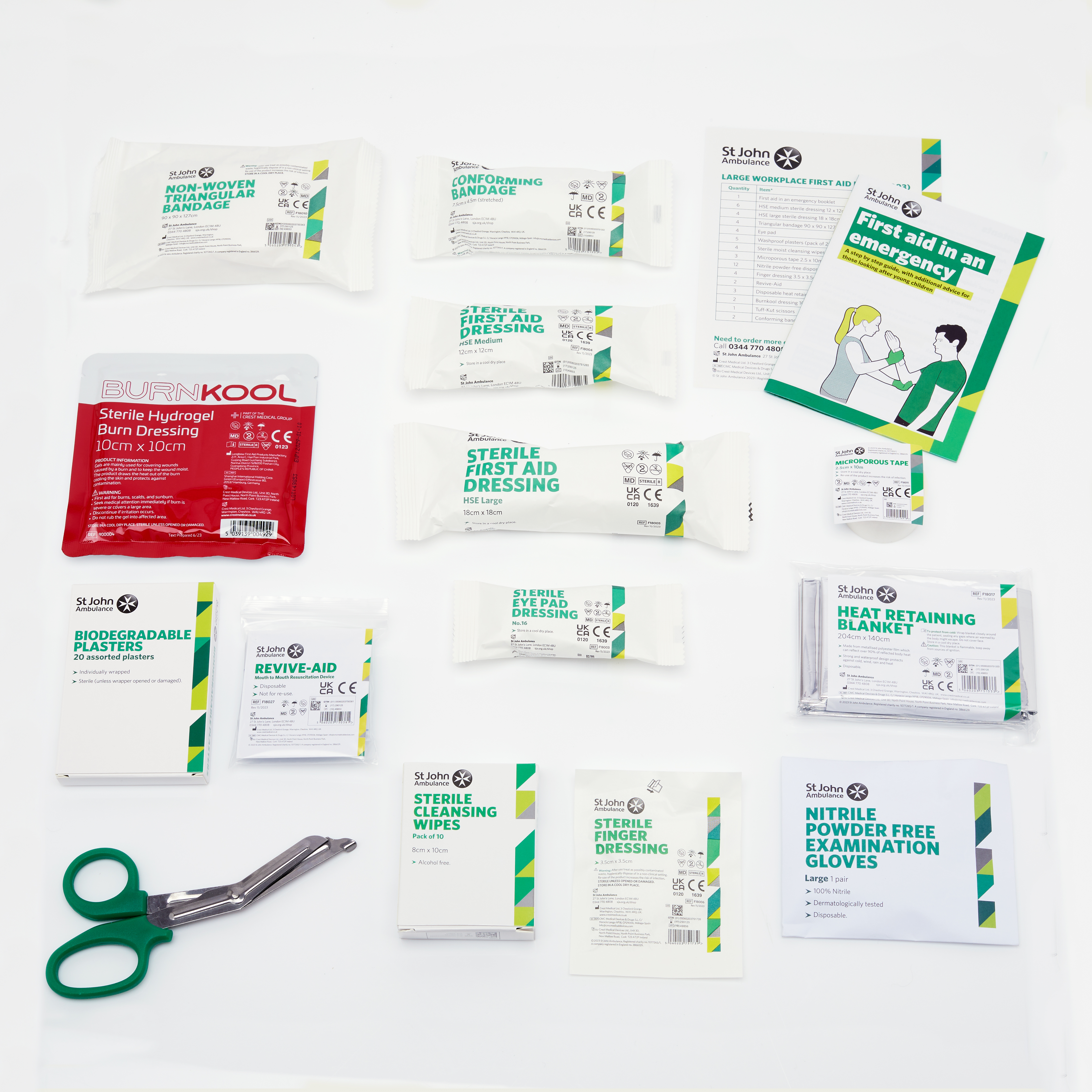 St John Ambulance Large Workplace First Aid Kit BS-8599-1:2019