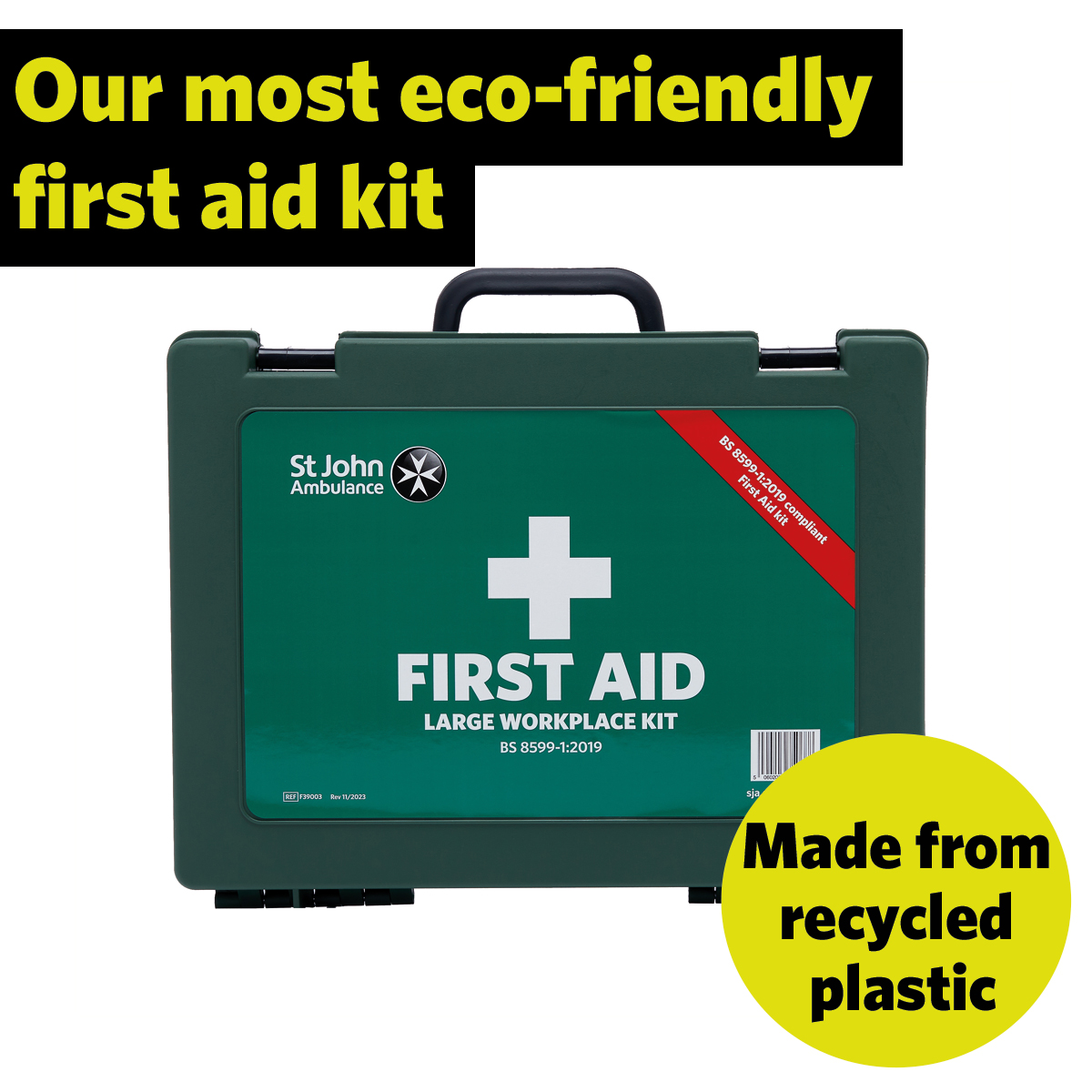 St John Ambulance Large Workplace First Aid Kit BS-8599-1:2019