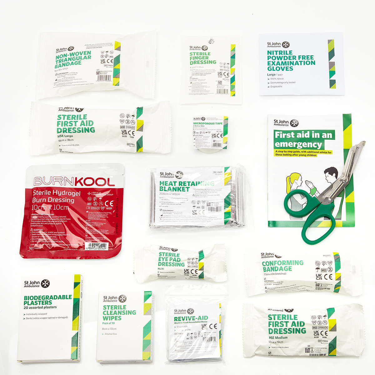 St John Ambulance Large Workplace First Aid Kit Grab Bag BS-8599-1:2019