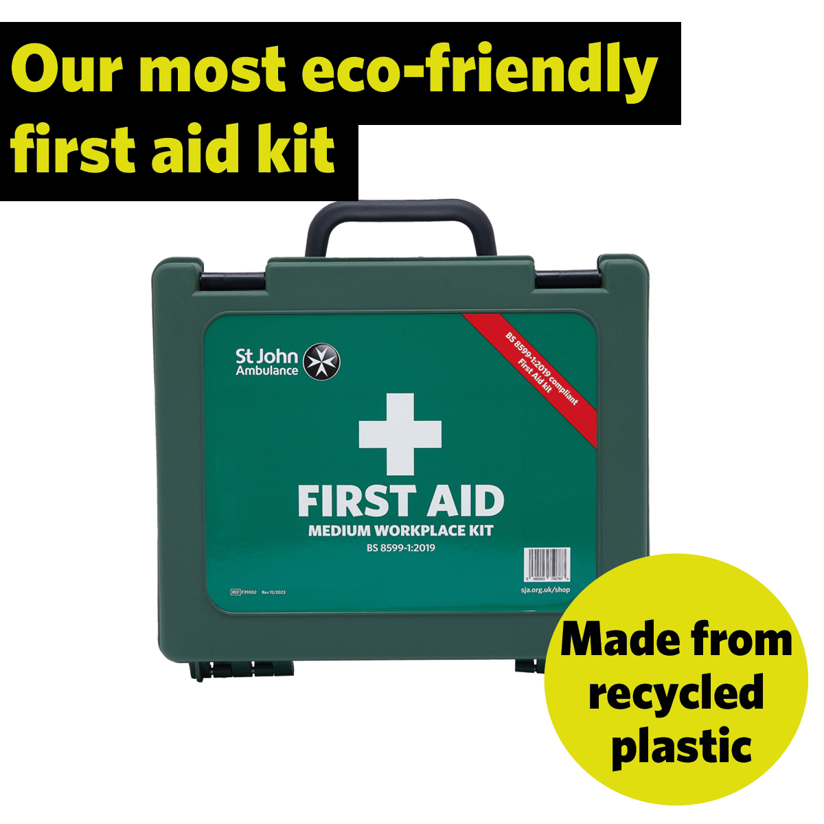 St John Ambulance Medium Workplace First Aid Kit BS-8599-1:2019