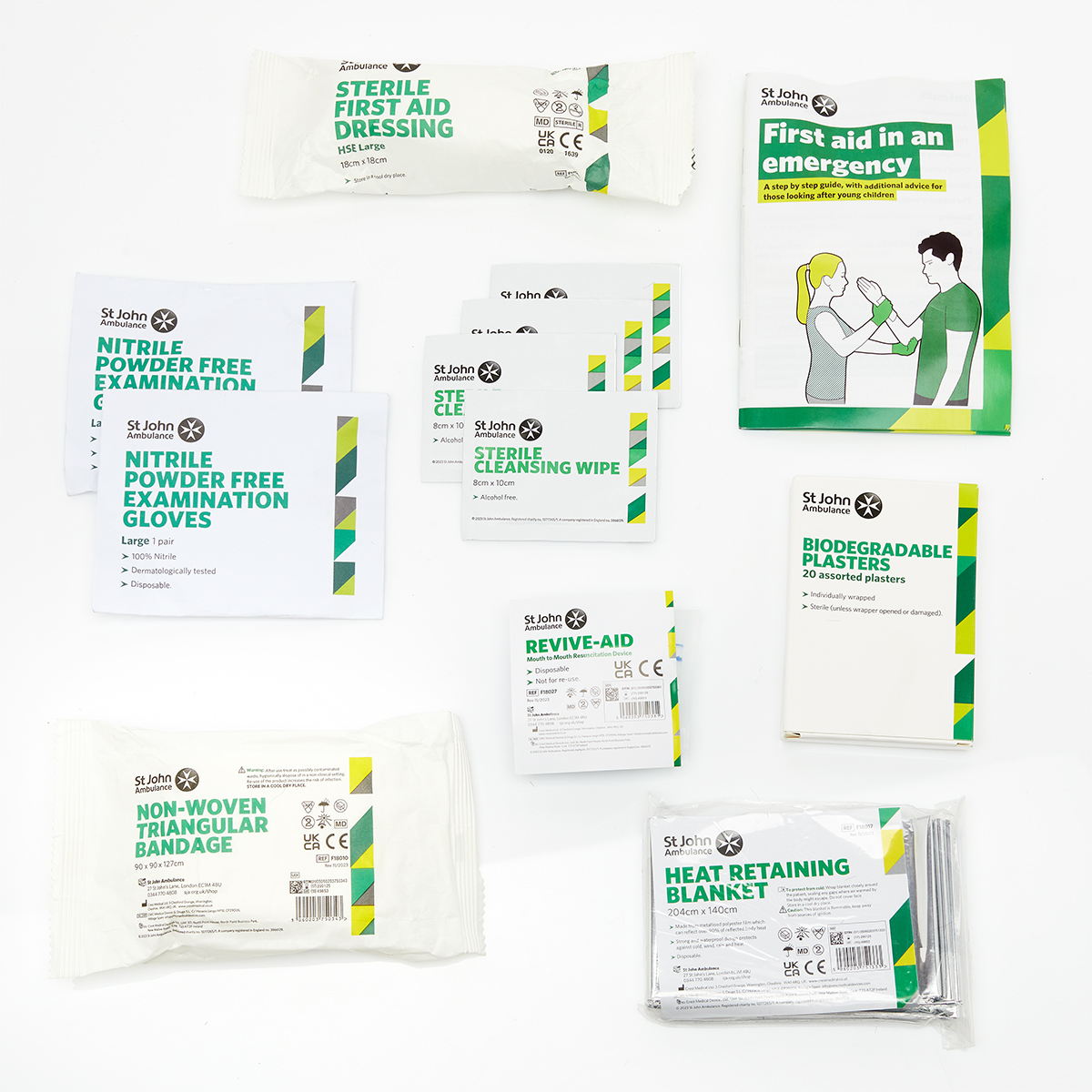 St John Ambulance Personal Issue First Aid Kit BS 8599-1:2019