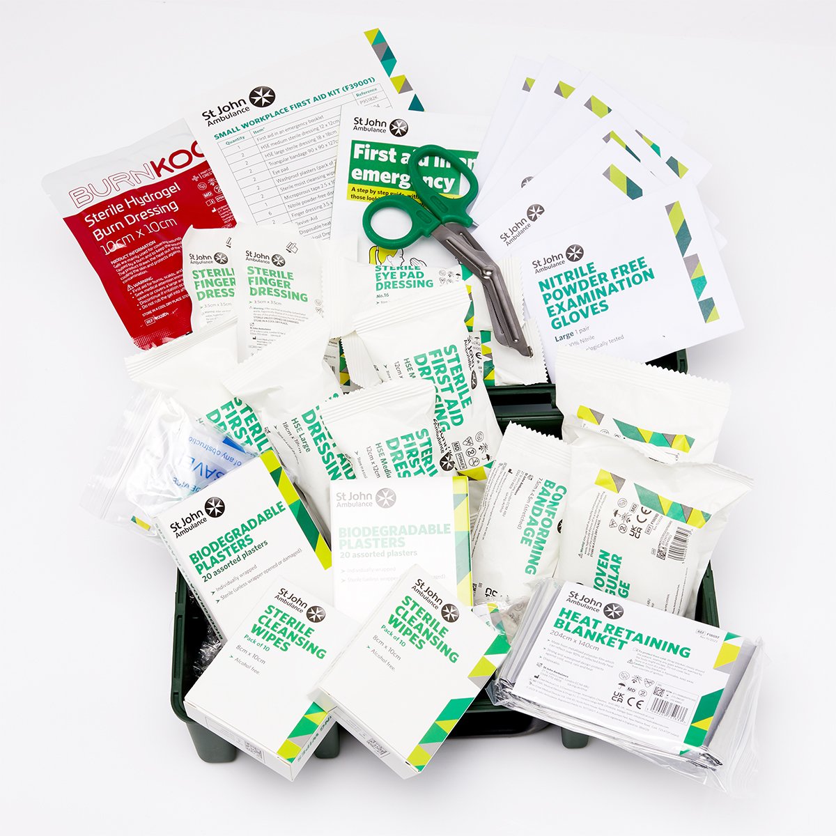 St John Ambulance Small Workplace First Aid Kit BS-8599-1:2019