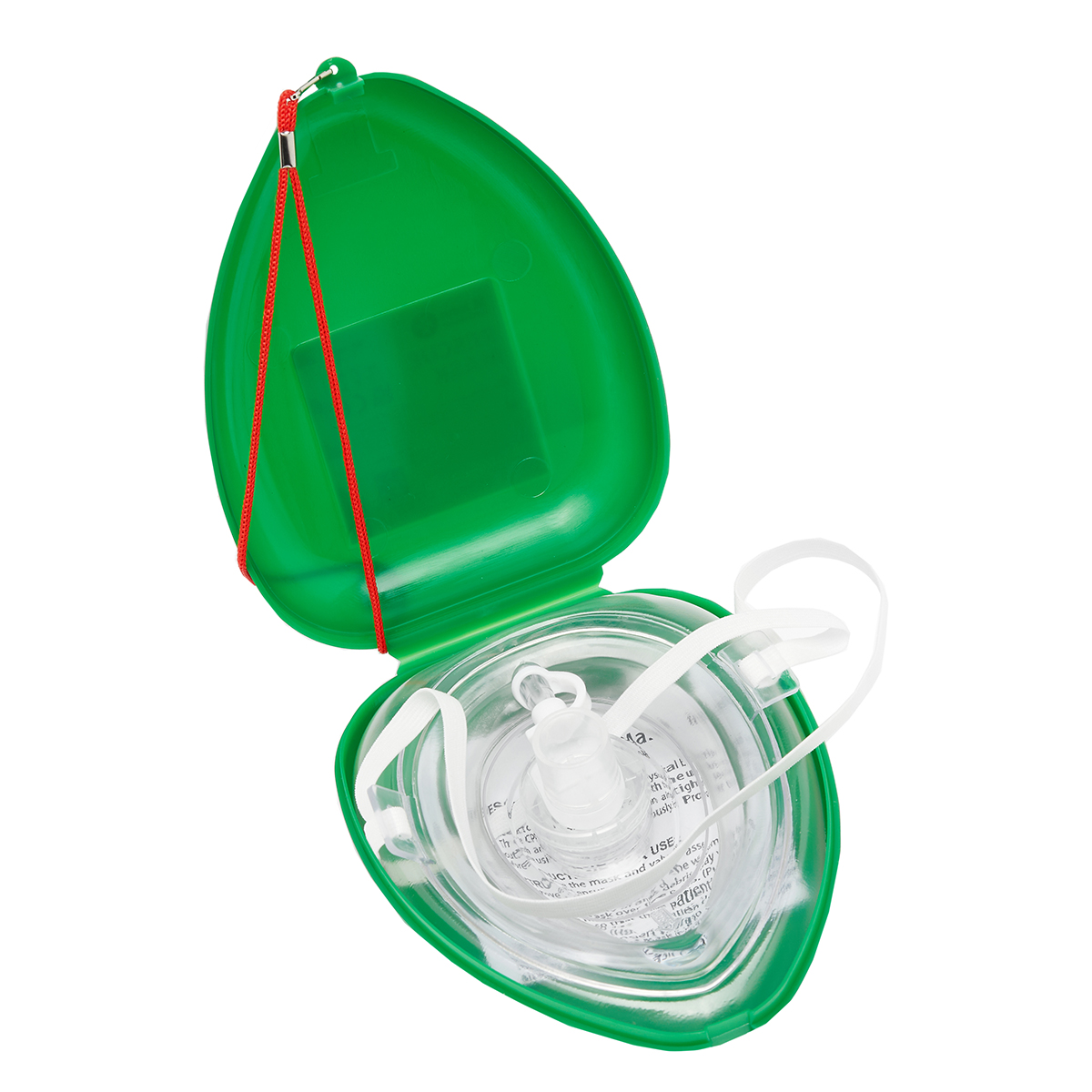 St John Ambulance Rescue Mask with O2 Inlet in Hard Case